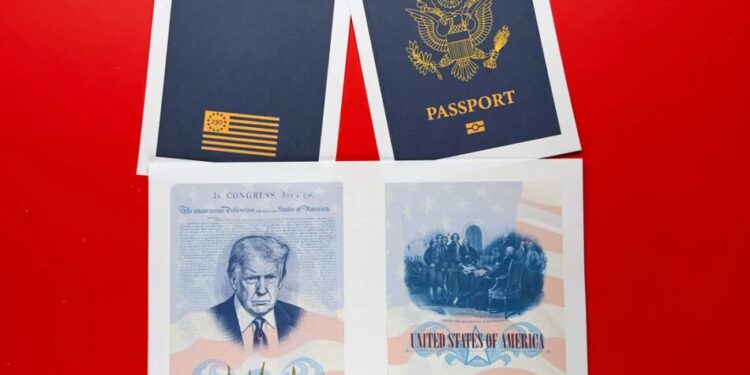 У США з серпня почнуть видавати пам'ятні паспорти із зображенням Трампа
