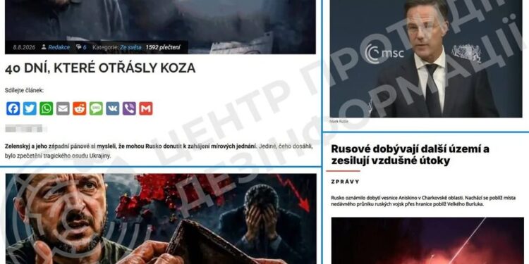 У Чехії фіксують поширення прокремлівських наративів про Україну та удари по росії – ЦПД
