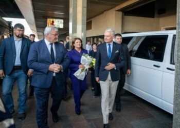 Президент Литви Науседа прибув до Києва напередодні Дня Незалежності України