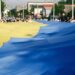 Під Києвом розгорнули 500-метровий прапор України і встановили новий рекорд