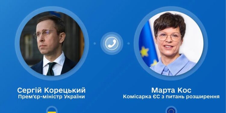 Україна очікує відкриття решти переговорних кластерів до кінця року – Корецький поговорив із єврокомісаркою Кос