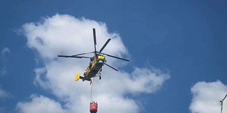 На Київщині з авіацією продовжують ліквідовувати наслідки удару рф по логістичних об'єктах