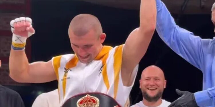 Хижняк здобув перший титул у професійному боксі на вечорі Усика у Львові
