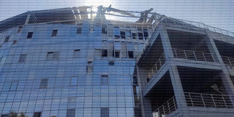 рф атакувала Одесу: попередньо, пошкоджено стадіон "Чорноморець", є постраждалі