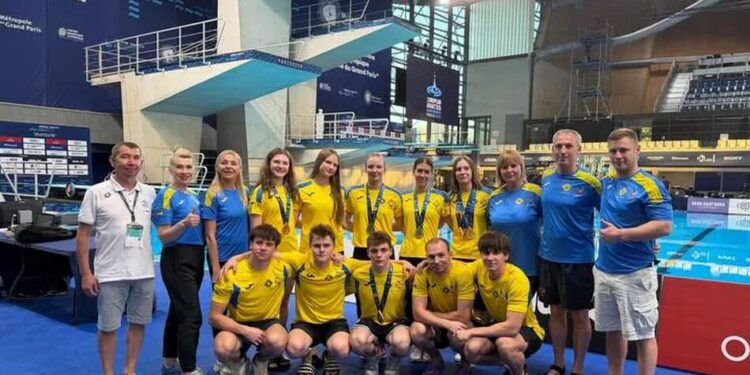 Українські стрибуни у воду завершили чемпіонат Європи в Парижі з п’ятьма медалями