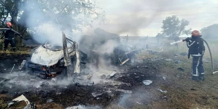 росія атакувала автомобіль енергетиків на Одещині, є загиблий та поранений