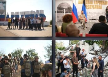 росія організувала черговий "престур" на ТОТ України для лояльних до кремля іноземних медійників та блогерів
