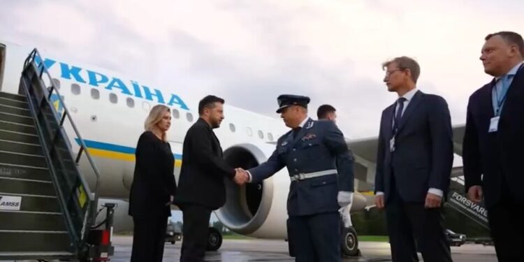 Зеленський прибув до Норвегії на прощання з королем Гаральдом V