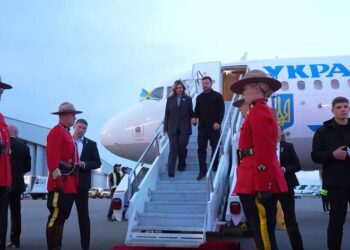 Зеленський із першою леді прибув до Канади з офіційним візитом
