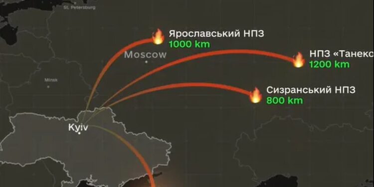 Удари на тисячу кілометрів углиб рф: у Міноборони розповіли, як діпстрайки виснажують воєнну машину рф