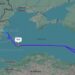 Американський літак-розвідник патрулює Чорне море та стежить за об'єктами аж до узбережжя росії