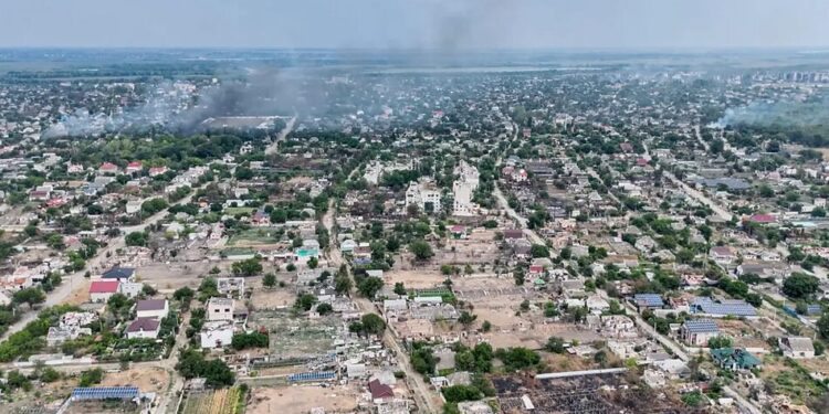 В Олешках розміновують маршрути для евакуації цивільних