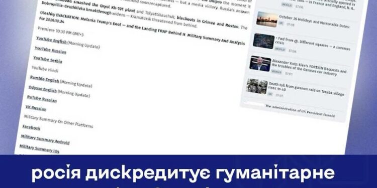 росія дискредитує гуманітарне перемир'я в Олешках – аналіз