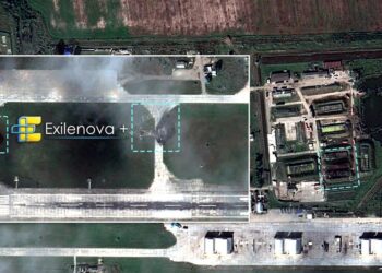 У мережі з'явилися супутникові знімки наслідків удару СБУ по аеродрому "Ханська" в Адигеї